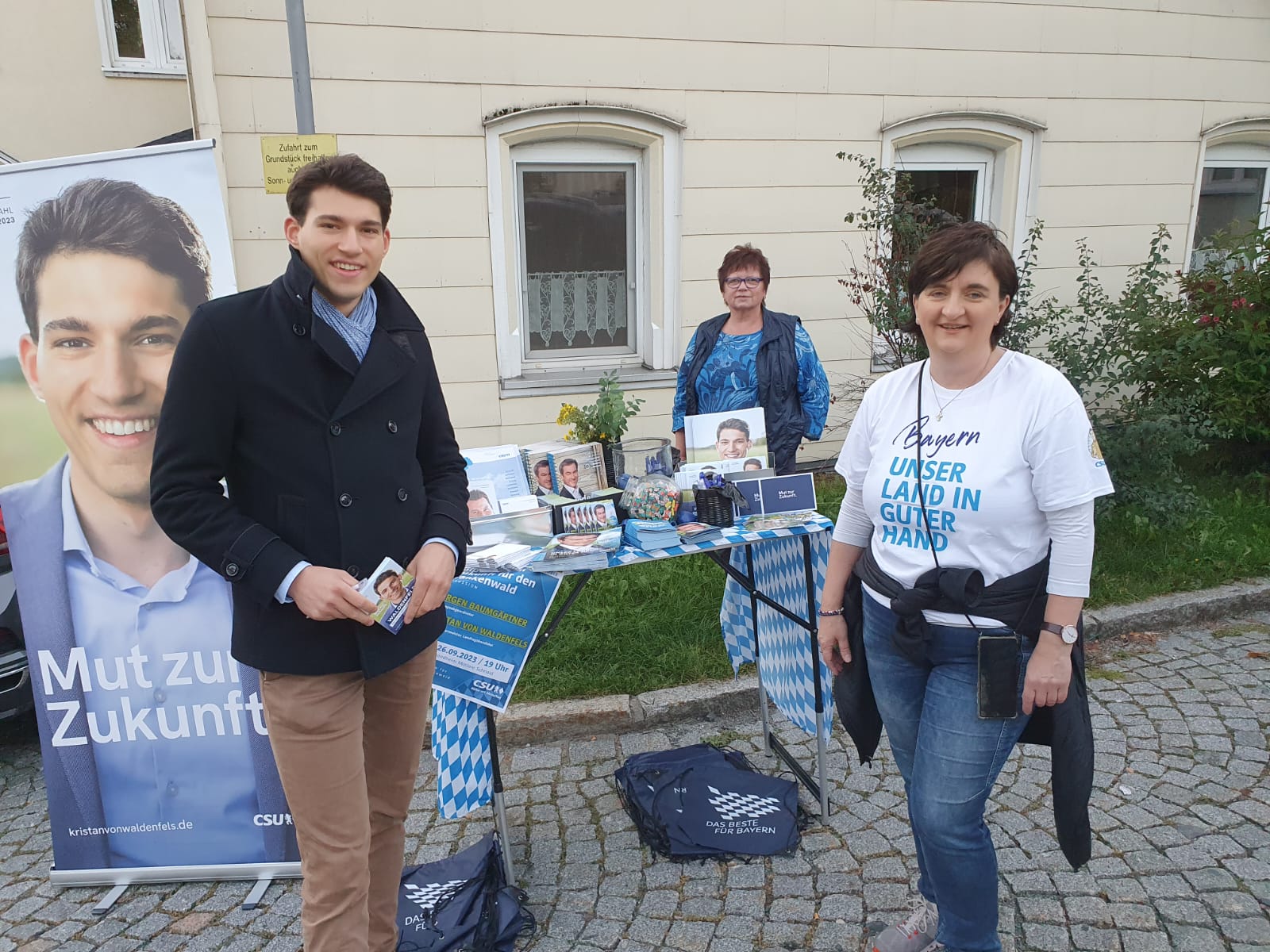 Wahlwerbung in Döbra