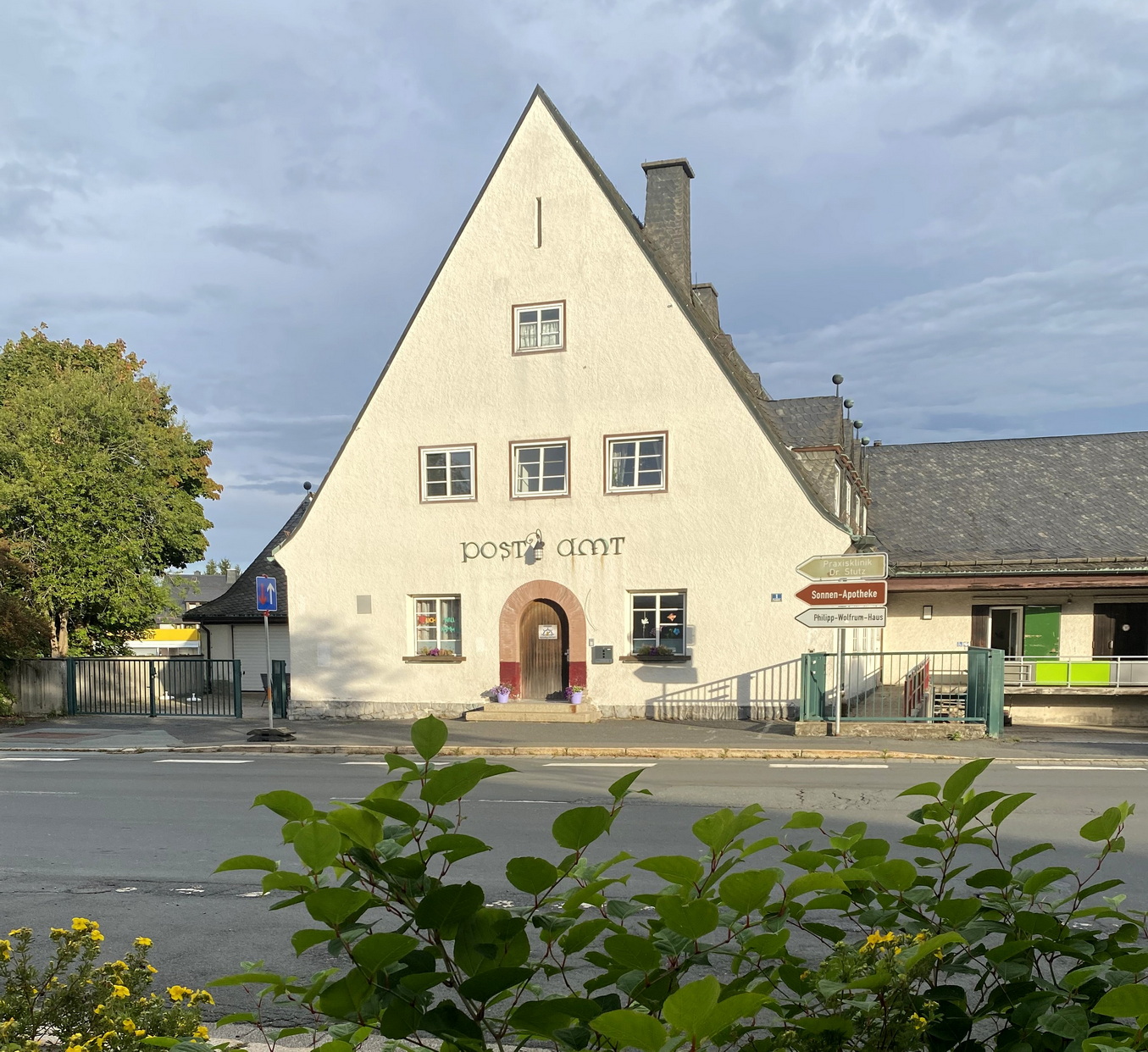 Das Postamt in Schwarzenbach a.Wald
