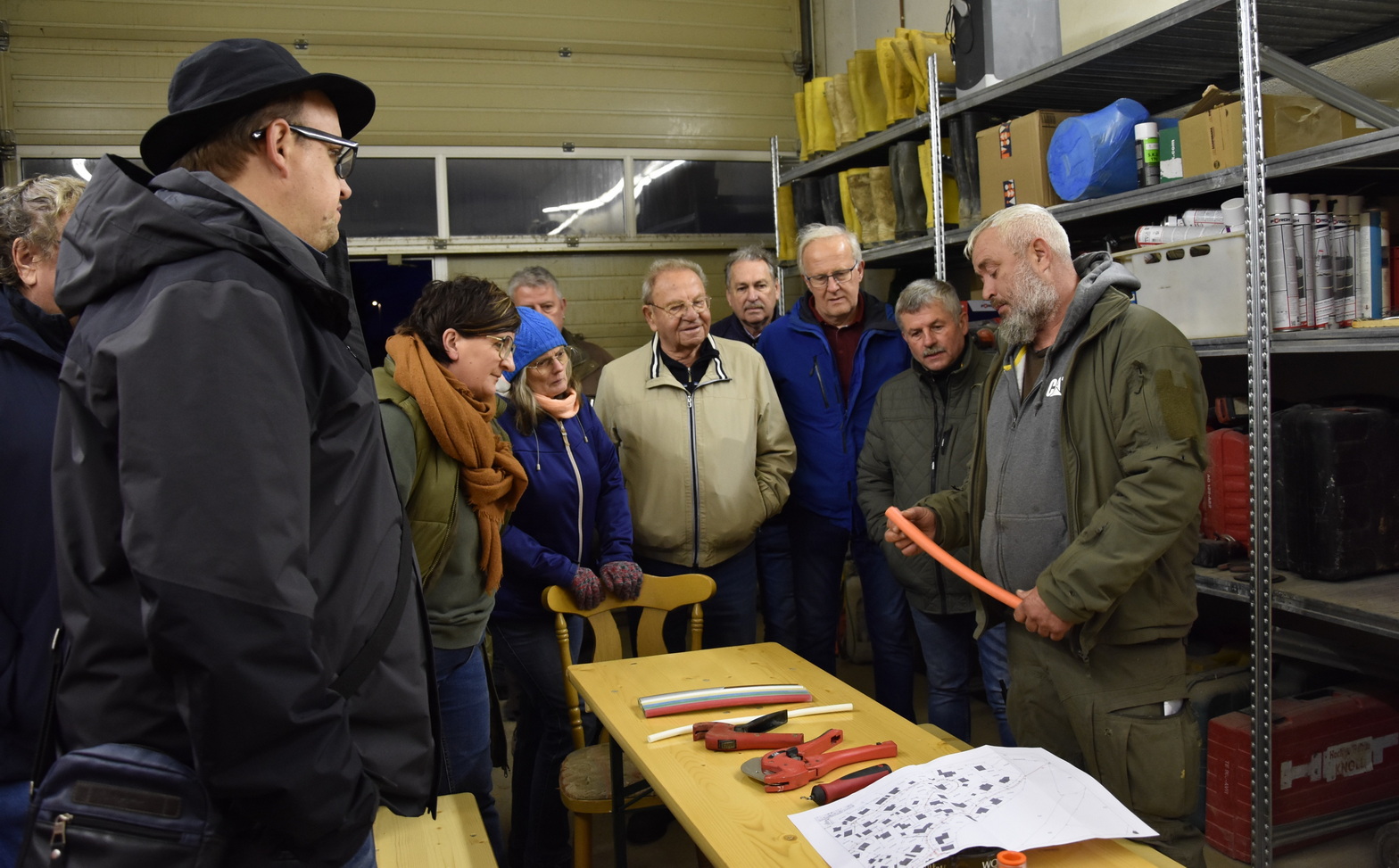 Besichtigung Baufirma Knoll