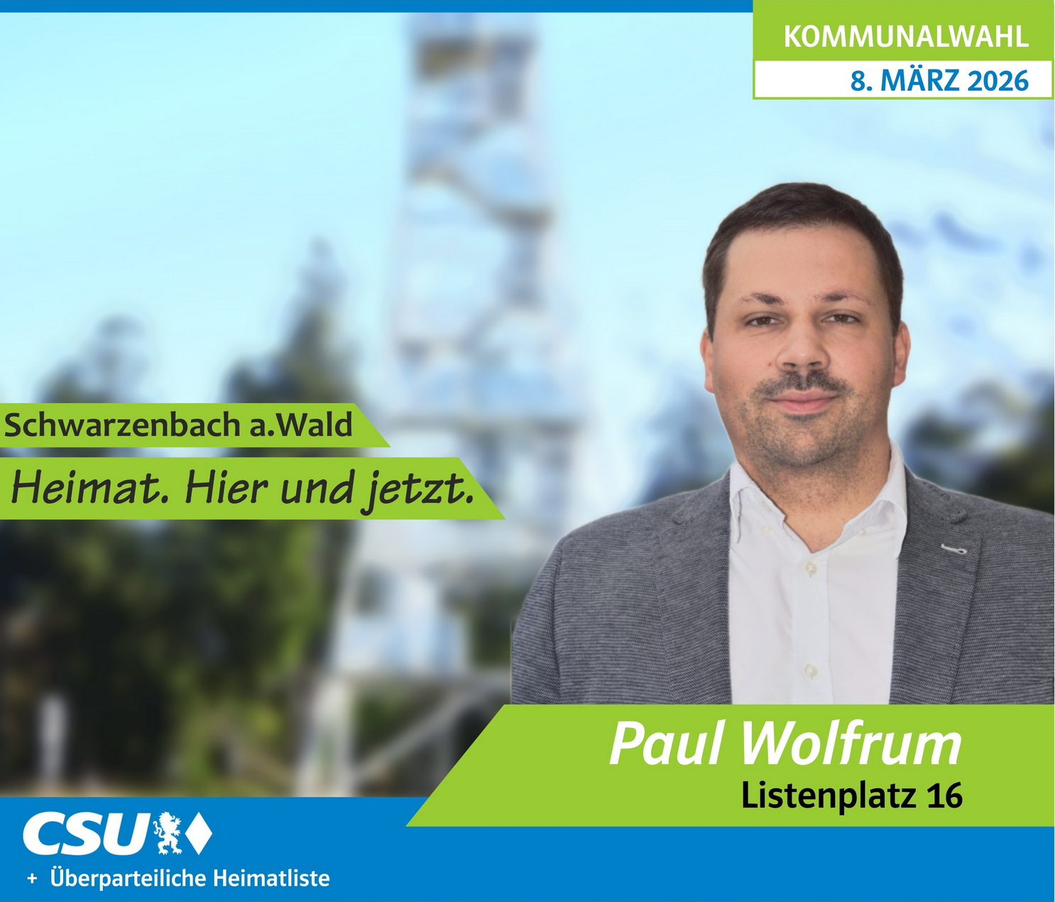 In Schwarzenbach a.Wald mit Paul Wolfrum!